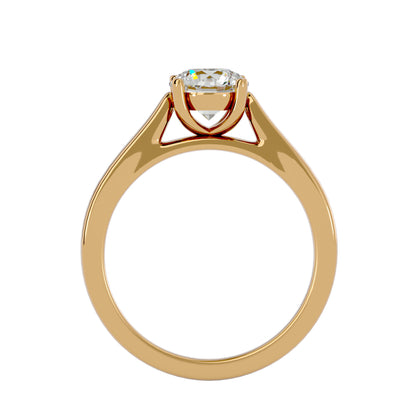 Timeless round diamond engagement ring