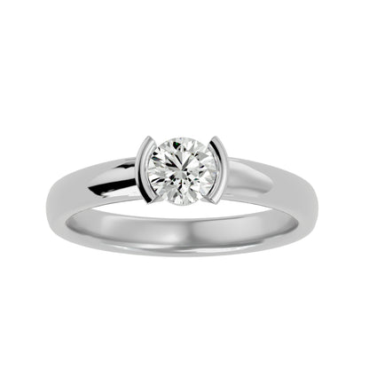 Luxe filligree diamond engagement ring