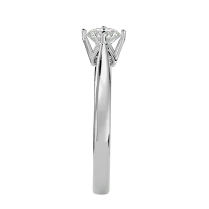 Embrace round diamond engagement ring