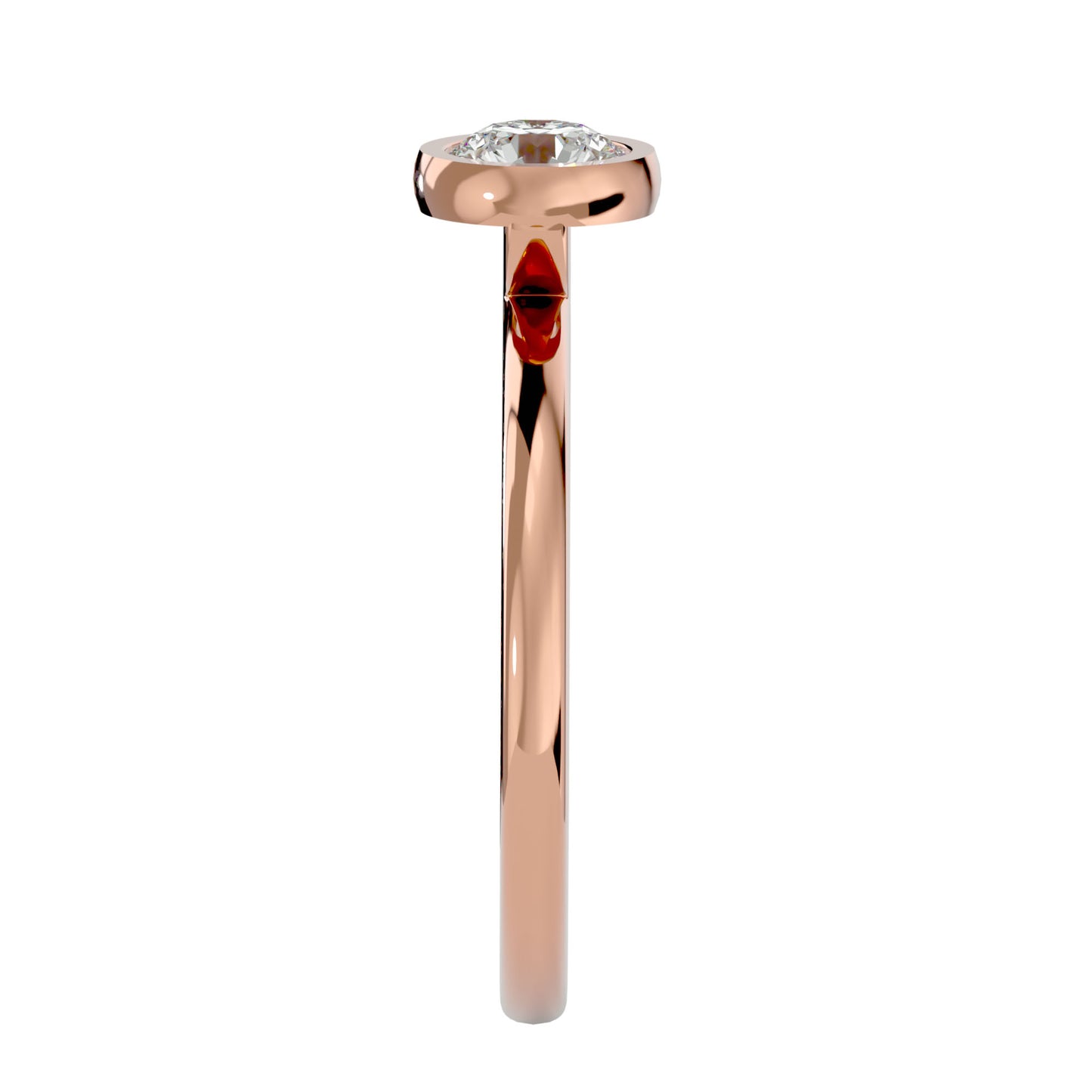 Dora 6 prong round engagement rings