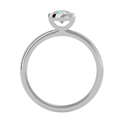 Dora 6 prong round engagement rings