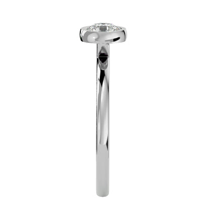 Dora 6 prong round engagement rings