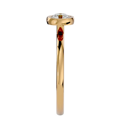 Dora 6 prong round engagement rings