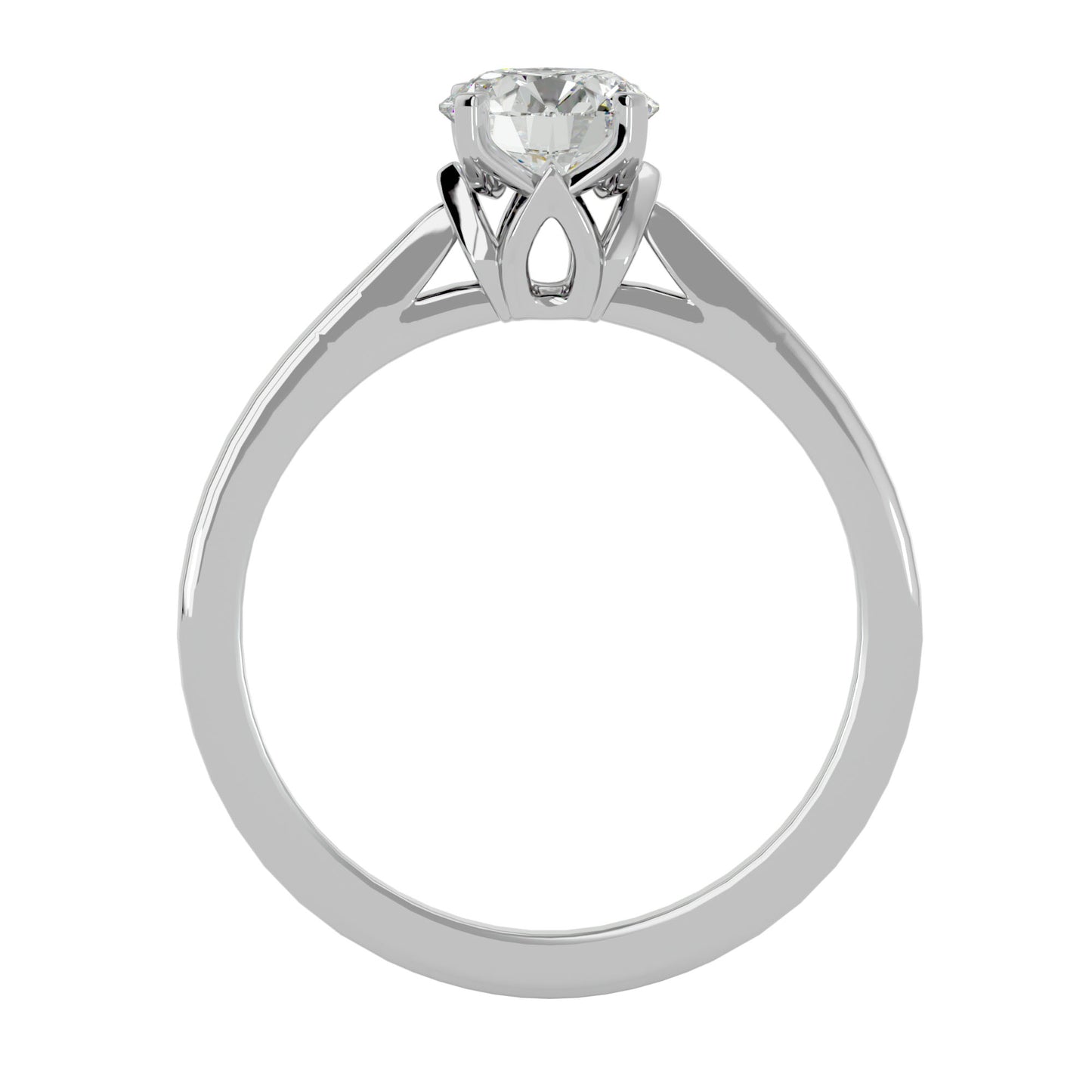 Forever Flame diamond engagement ring