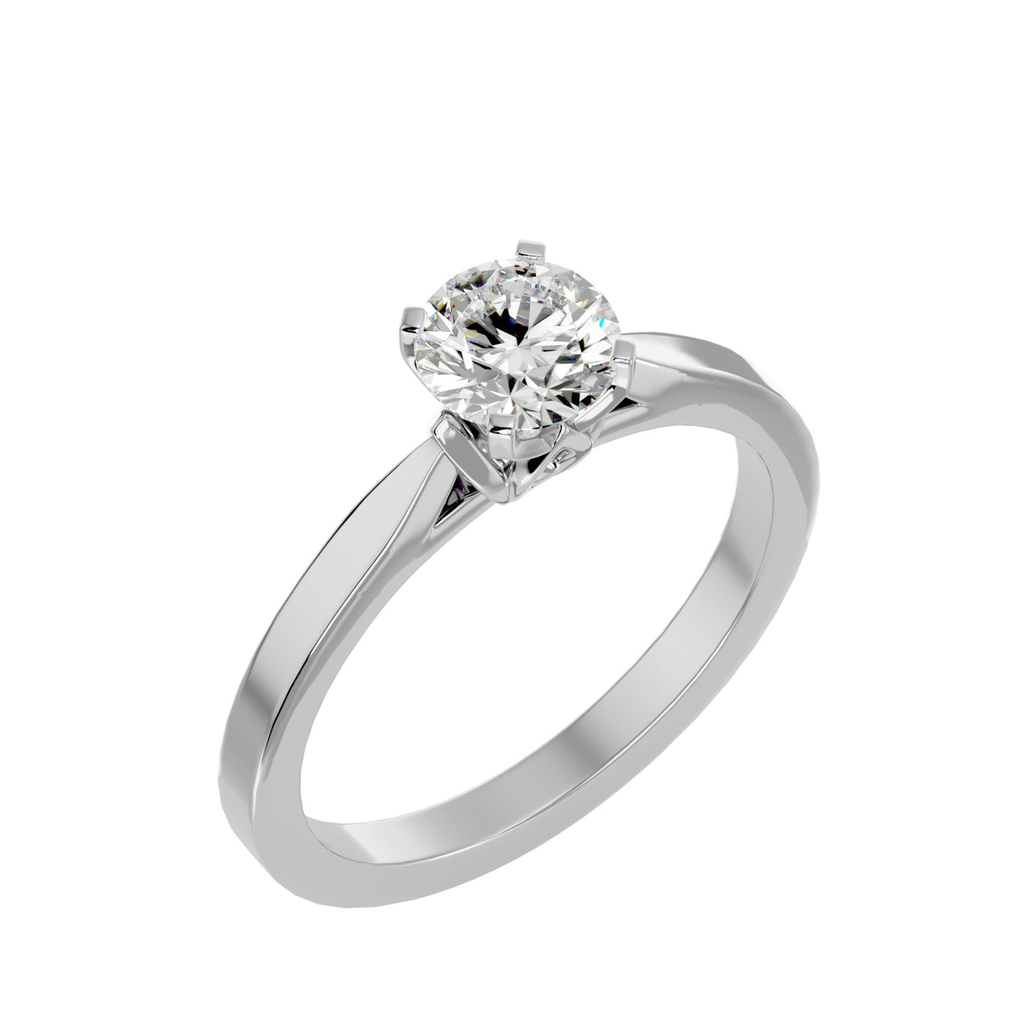 Forever Flame diamond engagement ring