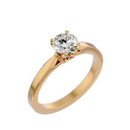 Forever Flame diamond engagement ring