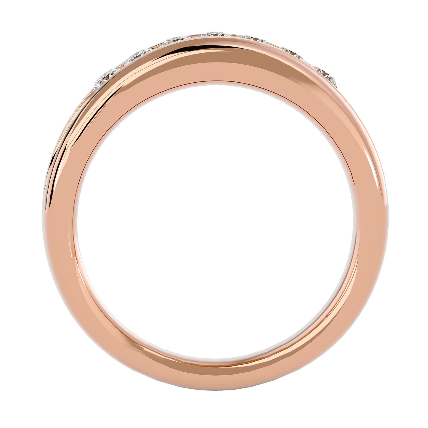 Diagonal Men's ring
