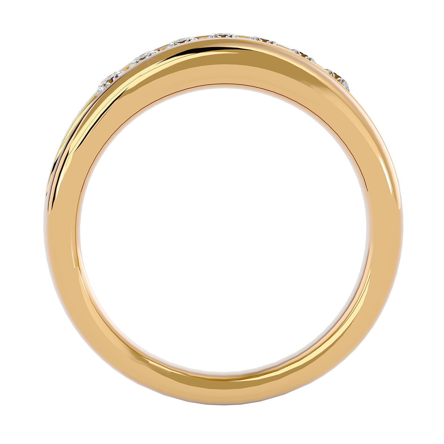 Diagonal Men's ring
