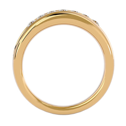 Diagonal Men's ring