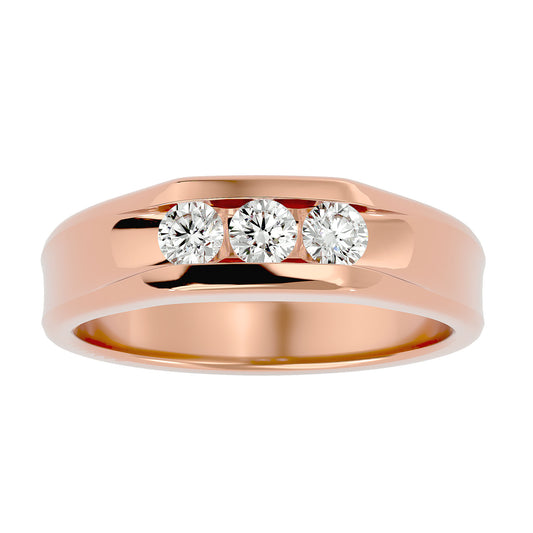 3 stone Men's ring