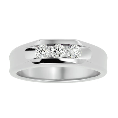 3 stone Men's ring