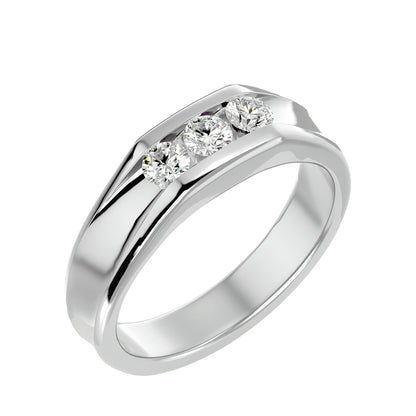 3 stone Men's ring