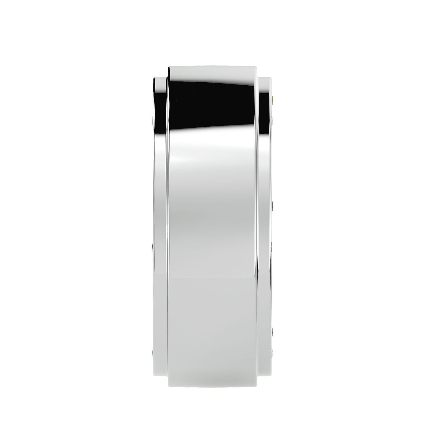 Hidden diamond men's ring