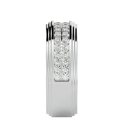 2 row men's ring