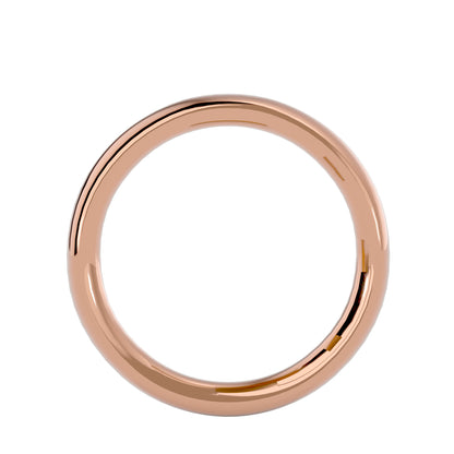 Plain dome men's ring