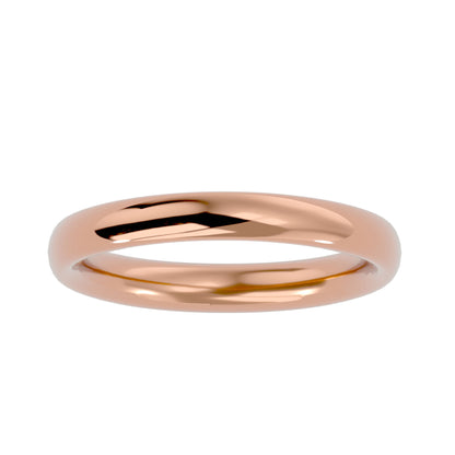 Plain dome men's ring