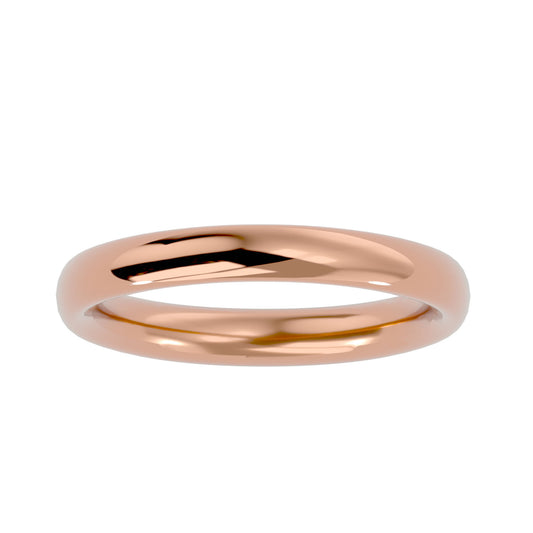 Plain dome men's ring