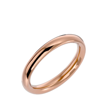 Plain dome men's ring
