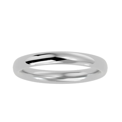Plain dome men's ring