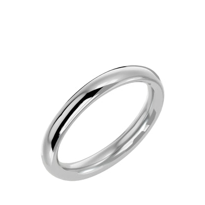 Plain dome men's ring