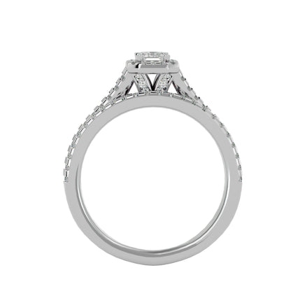 Helene engagement ring and matching band