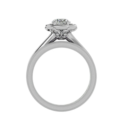 Envy three stone engagement ring & matching band