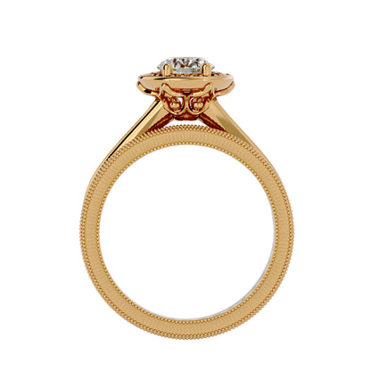 Envy three stone engagement ring & matching band