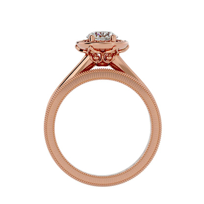 Envy three stone engagement ring & matching band