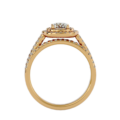 Elle engagement ring & matching band