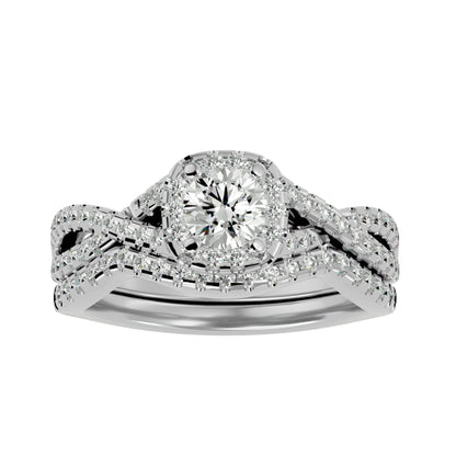 Alexa engagement ring & matching band
