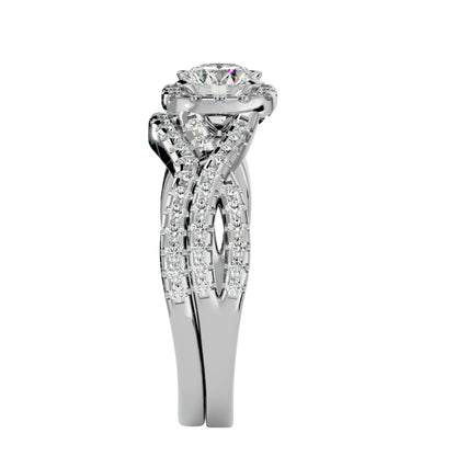 Alexa engagement ring & matching band