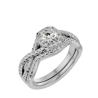 Alexa engagement ring & matching band