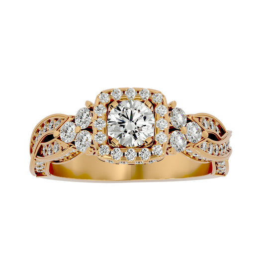 Regalia engagement ring & matching band