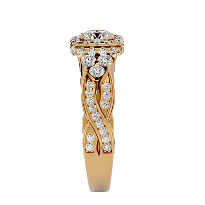 Regalia engagement ring & matching band