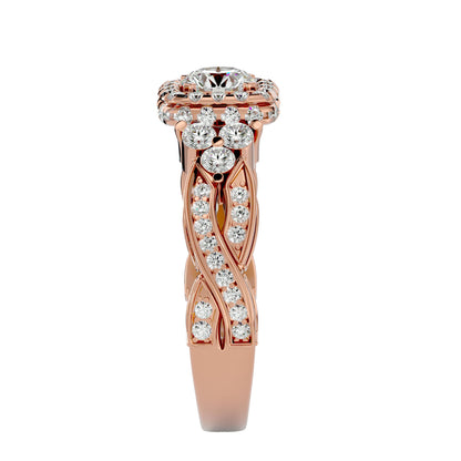 Regalia engagement ring & matching band