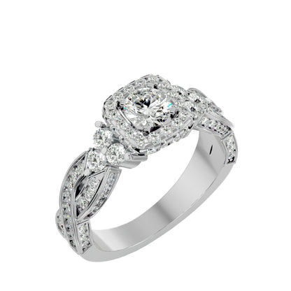 Regalia engagement ring & matching band