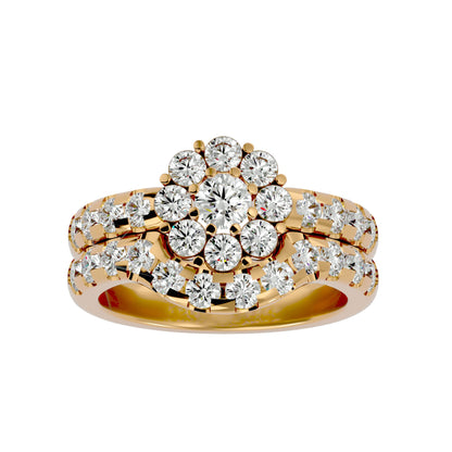 Lavinia engagement ring & matching band
