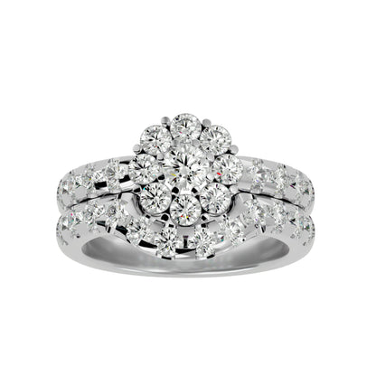 Lavinia engagement ring & matching band