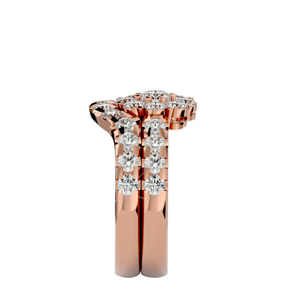 Lavinia engagement ring & matching band