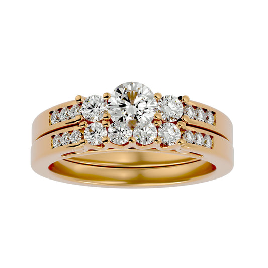Majestic Love engagement ring & matching band