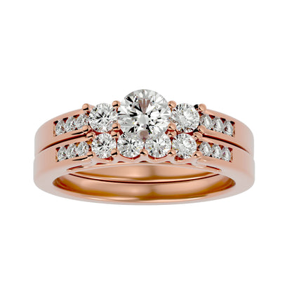 Majestic Love engagement ring & matching band