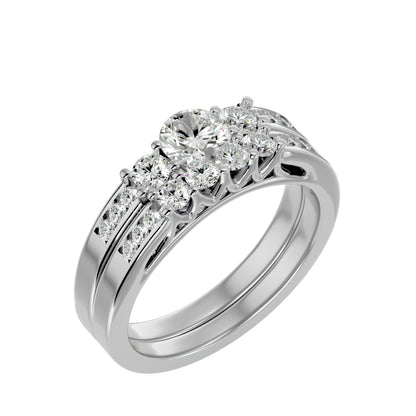Majestic Love engagement ring & matching band