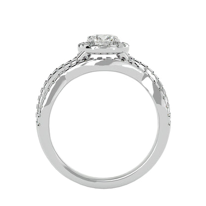 Pierce engagement ring & matching band