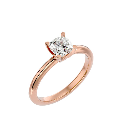 Emerald diamond criss-cross engagement ring