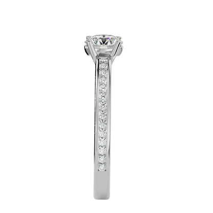 Everyln Cushion diamond engagement ring