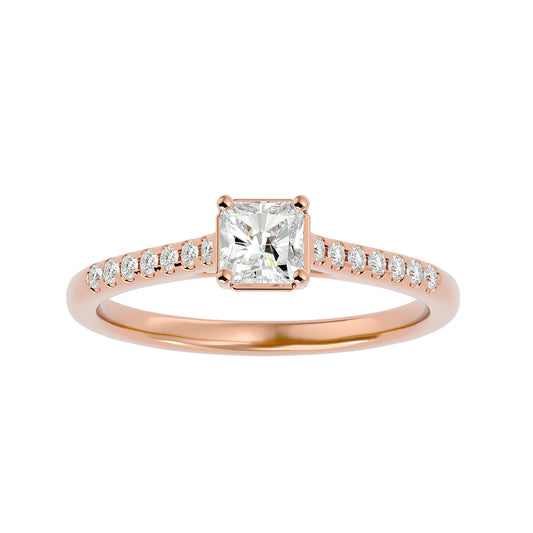 Elite side stone engagement ring