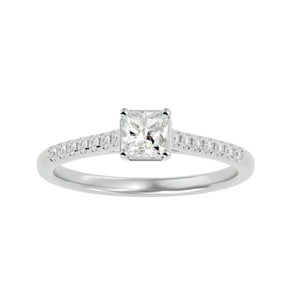 Elite side stone engagement ring
