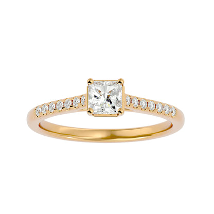 Elite side stone engagement ring
