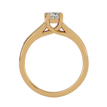 Serenity channel setting diamond engagement ring