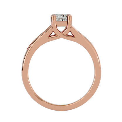 Serenity channel setting diamond engagement ring